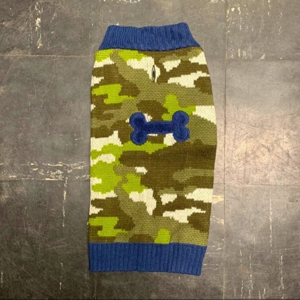 New Camo Dog Sweater
